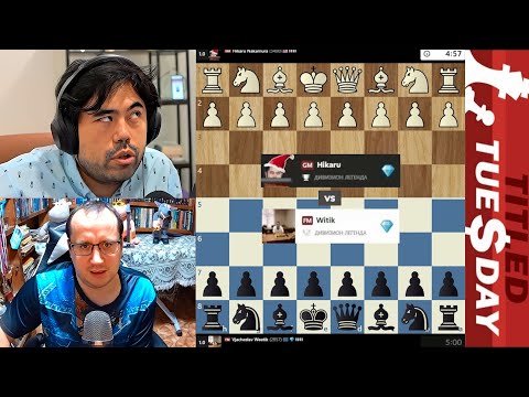 Видео: ТИТУЛЬНЫЙ ВТОРНИК! Хикару Накамура - Вячеслав Витик