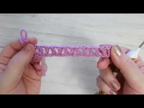 Видео: Интересная сеточка крючком " Галочки". Мастер класс. Вязание крючком. Узор крючком