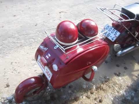 Видео: JAWA 360 c коляской.Обзор.