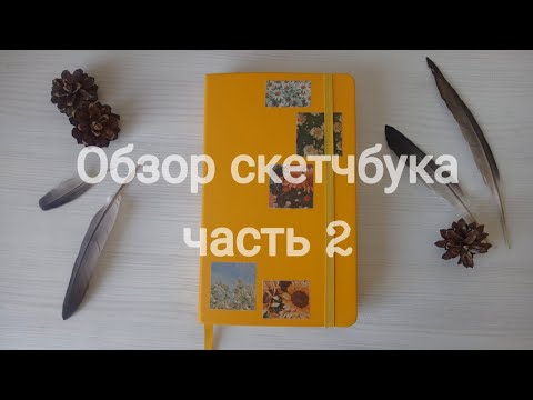 Видео: ✨⭐🌻 Обзор скетчбука🌻⭐✨часть 2 ✨⭐🌻art creation 🌻⭐✨