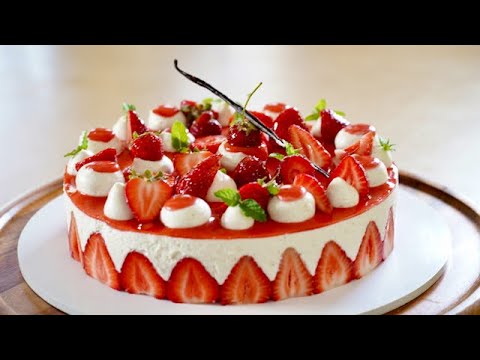 Видео: Клубничный торт – Бруно Альбузе