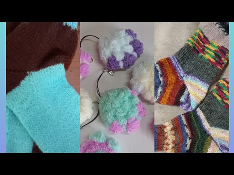 Видео: Вязальный влог 🧶🧶🧶 носочки 