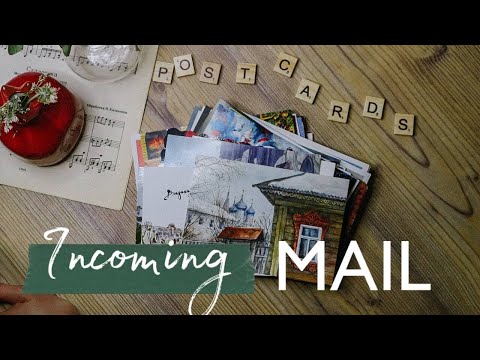 Видео: Ночной POSTCROSSING | Рассматриваем входящие открытки
