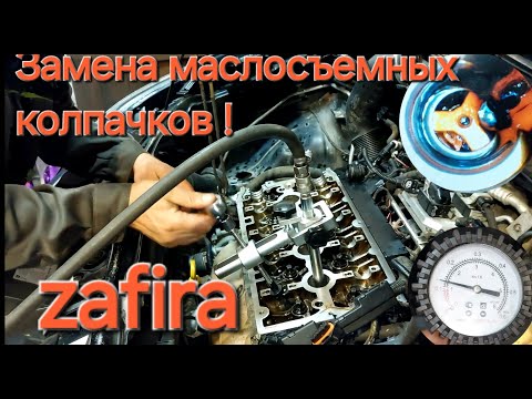 Видео: Замена маслосъемных колпачков опель зафира,и остальной джентельменский набор !