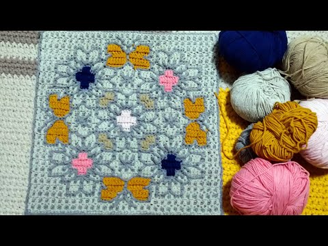 Видео: ЦВЕТНОЕ МОЗАИЧНОЕ ВЯЗАНИЕ/COLOR MOSAIC KNITTING