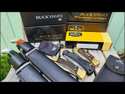 Видео: Американская Классика Новые и Старые Баки для Коллекции Buck 110 112 119 120