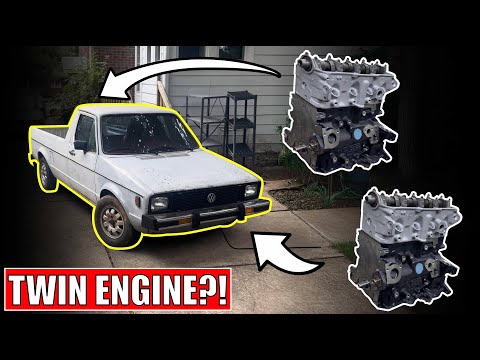 Видео: ПЕРВЫЙ В МИРЕ 2-ДВИГАТЕЛЬНЫЙ ПОЛНЫЙ ПРИВОД VW RABBIT EP.1