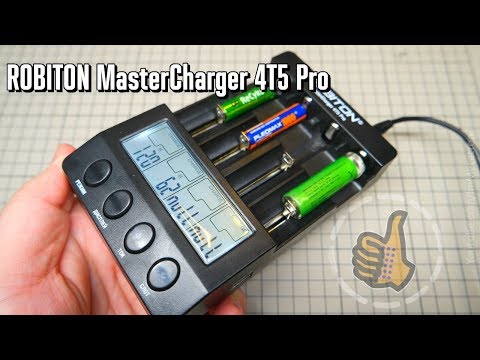 Видео: Обзор: Robiton Mastercharger 4T5 Pro 🔋 Зарядное устройство универсальное