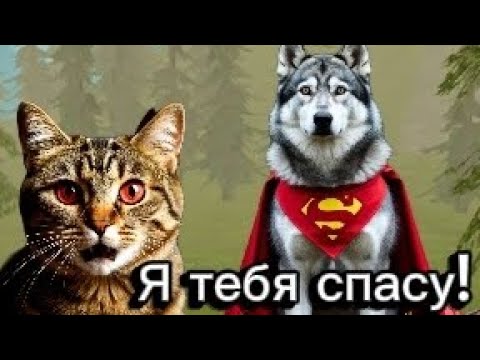 Видео: Северный инуит Пепел спасает КОШКУ!?