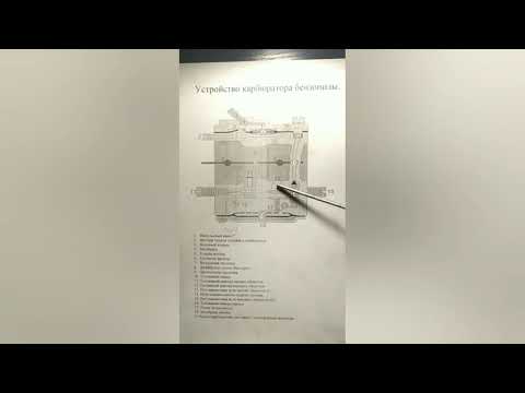Видео: Устройство и принцип работы карбюратора бензопилы (теория и практика)