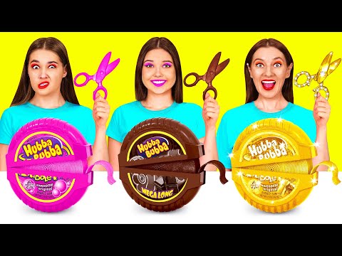 Видео: Бедная vs Богатая vs Ультра Богатая еда Челлендж | Смешные Cитуации от TeenChallenge