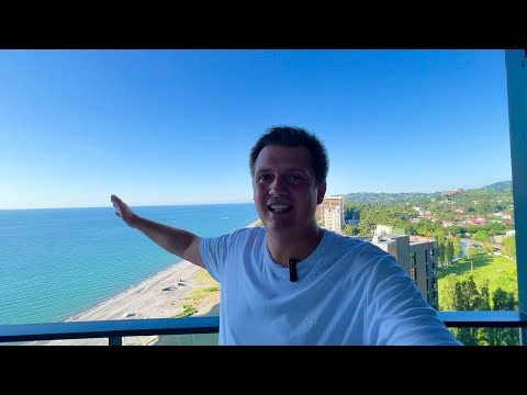 Видео: Квартира 68 м² Ближе к морю не найдете! Батуми Чакви квартира с видом на море и горы.