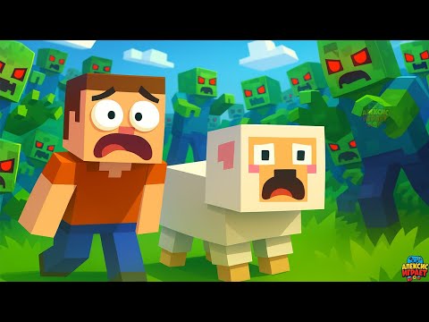 Видео: ЗОМБИ ПО ВСЮДУ! НЕКУДА БЕЖАТЬ В ИГРЕ CubeCraft