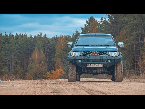 Видео: Лифт подвески Mitsubishi L200/ Lift suspension Mitsubishi L200 Triton