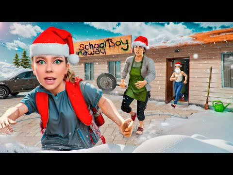 Видео: СБЕЖАЛА НА НОВЫЙ ГОД ОТ ЗЛЫХ РОДИТЕЛЕЙ В SCHOOLBOY RUNAAWAY
