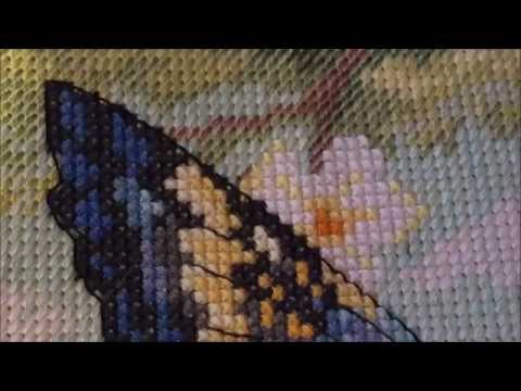 Видео: #553 Вышивка Задний стежок Французский узелок Закрепка в начале и конце