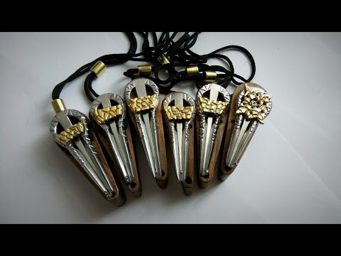 Видео: Кованый варган с латунной накладкой. Jews harp