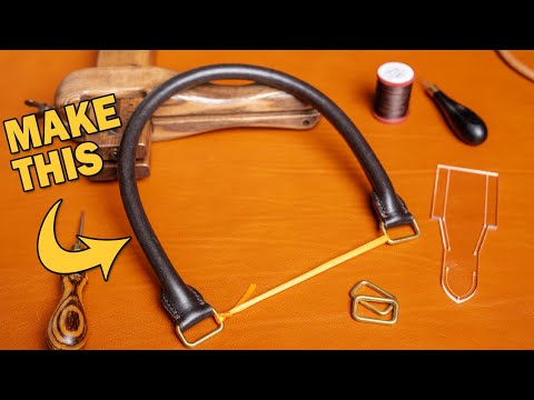 Видео: Как сделать ручки из скрученной кожи // Сделать вместе