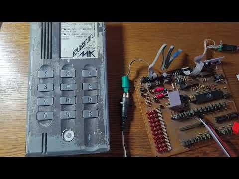 Видео: Неизвестный домофон Санком в корпусе Визит-МК