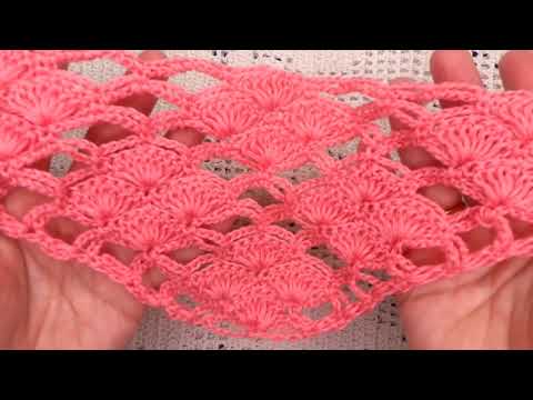 Видео: ОЧЕНЬ Красивая ШАЛЬ из Воздушных ПЕТЕЛЕК , Вязание КРЮЧКОМ crochet shawl   ( шаль № 346)