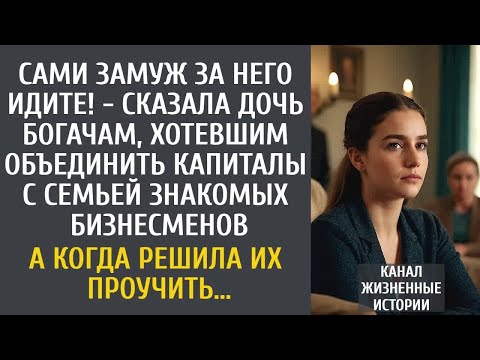 Видео: Сами замуж за него идите! - сказала родителям, подыскавшим ей богатого жениха… А решив их проучить…