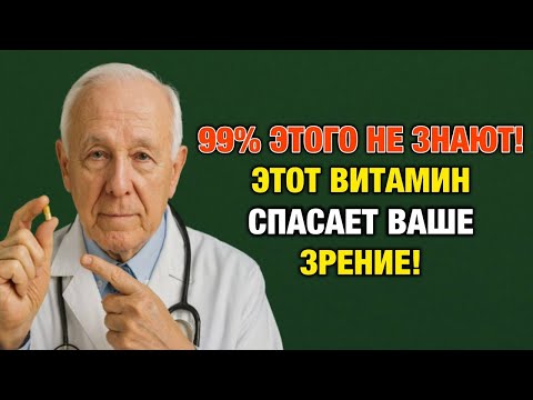Видео: Врачи СССР знали это, но теперь молчат: 3 витамина, которые спасают зрение после 50