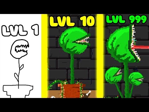 Видео: ЭВОЛЮЦИЯ ПОЖИРАТЕЛЯ ЧТОБЫ СОЖРАТЬ ВЕСЬ МИР В ИГРЕ MAN EATING PLANT
