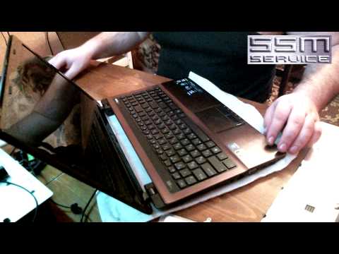 Видео: Как разбрать ноутбук Asus K53S