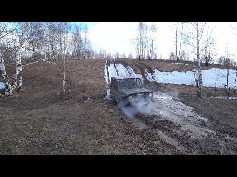 Видео: Уаз Буханка, Cтоковый Уаз и Волга OffRoad.