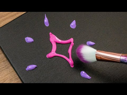 Видео: 💗 Розовая картина Вселенной | Расслабляющая акриловая картина #432