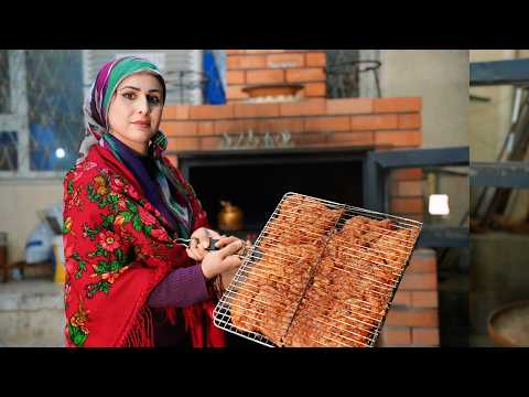 Видео: Вкусный завтрак + пир из бараньей печени! 🍽️🔥