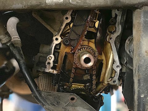 Видео: Замена цепи грм на моторе TSI Фольксваген Кадди.