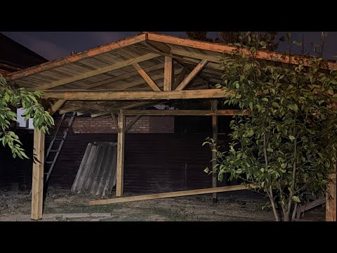 Видео: НАВЕС В ОДИНОЧКУ! НЕДЕЛЯ РАБОТЫ ЗА ТРИ МИНУТЫ. 