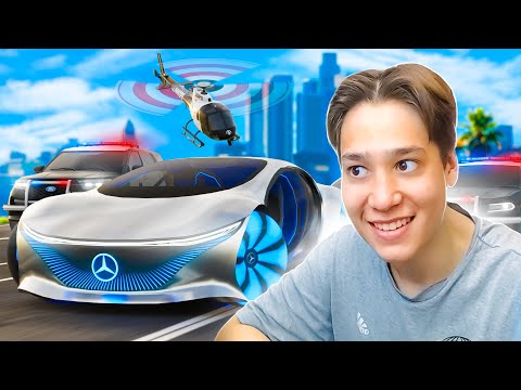 Видео: 🚔 ПОГОНЯ за ЮТУБЕРОМ! ДЕНКАЗОР угоняет от ПОЛИЦИИ!