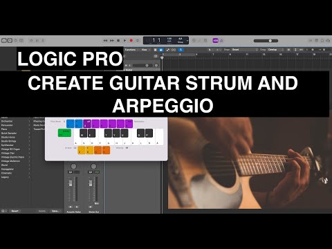 Видео: LOGIC PRO - ГИТАРЫ - СОЗДАВАЙТЕ ГИТАРНЫЕ СТРУМЫ И АРПЕГИО ОЧЕНЬ ЛЕГКИМ И РЕАЛЬНЫМ СПОСОБОМ