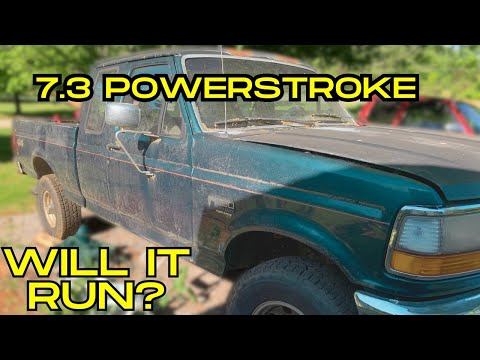 Видео: Возрождение Ford F250 7.3L Diesel Powerstroke 1997 года выпуска OBS ... Заведётся ли? #ford #груз...