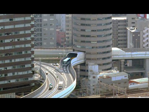Видео: Шоссе через этажное здание ★ только в Японии