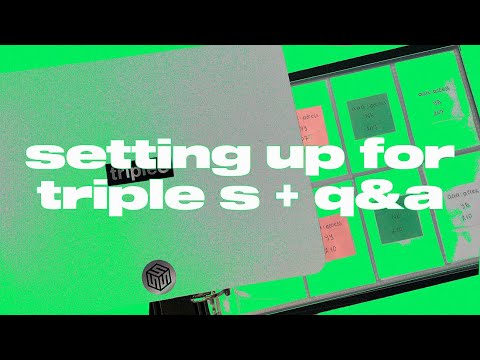 Видео: setting up for tripleS + Q&A • готовлю биндер и отвечаю на вопросы