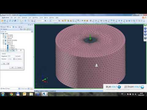 Видео: Пример постановки и решения задачи центробежного литья в ProCAST