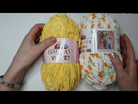 Видео: Himalaya Velvet  пряжа