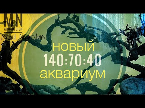 Видео: Новый аквариум 400 литров.