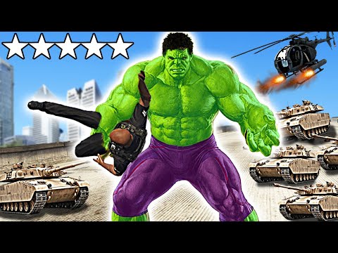 Видео: ХЪЛК РАЗМАЗВА ЛОС САНТОС! - GTA 5
