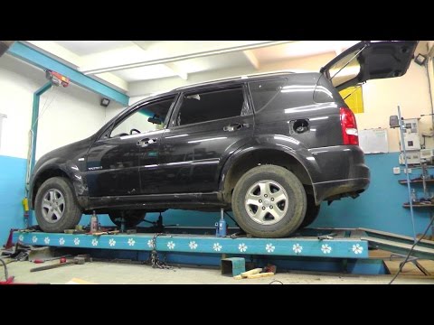 Видео: SsangYong Rexton.  Подгонка средней стойки. Наборка.