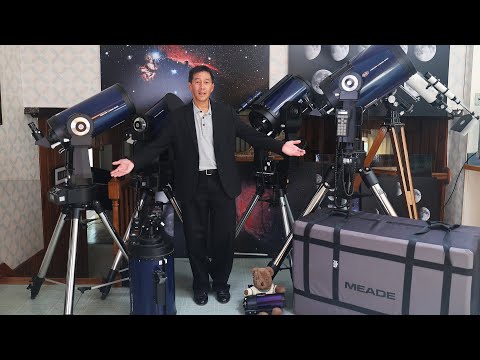 Видео: Обзор Meade LX200 8", 10" и 12" Schmidt-Cassegrain! (+ 7" Mak) На что обратить внимание!
