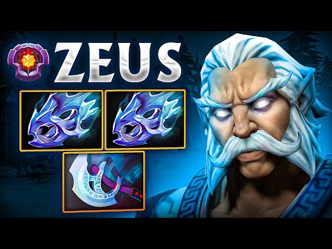 Видео: СПАМИТ РАЙТКЛИК ЗЕВСА в 7.33e ПАТЧЕ!