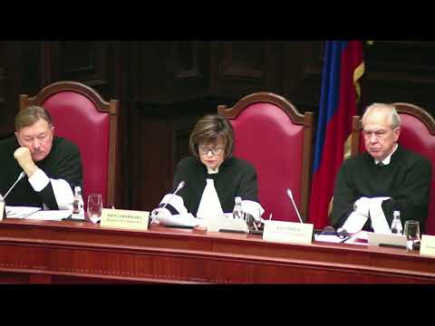 Видео: Заседание Конституционного суда 2 октября 2019 года