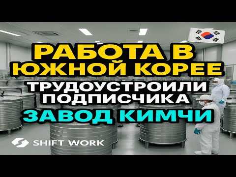 Видео: Работа в Южной Корее — Трудоустроили подписчика на завод Кимчи! Реальный отзыв