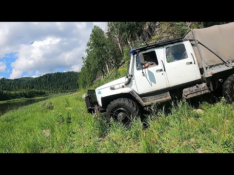Видео: Газ 3308 #217 Мрассу день на берегу рыбы нет