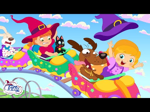 Видео: Приятели в детския увеселителен парк 🎡 Анимационно филмче за деца