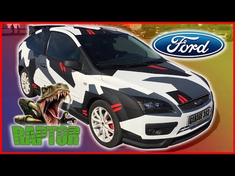 Видео: Покраска РАПТОРОМ в камуфляж FORD FOCUS | Установка элементов тюнинга | Антикоррозийная обработка